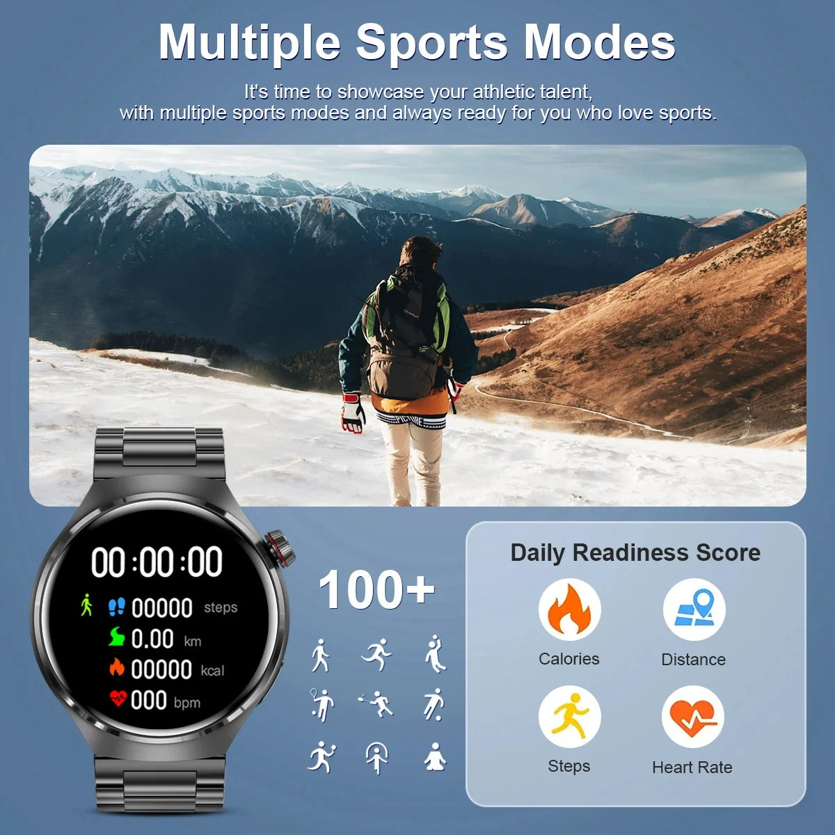For Huawei New NFC Smart Watch Men GT4 Pro HD Voice Calling Sports